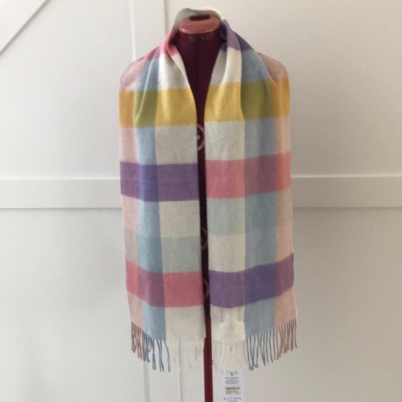 NWT Made in Scotland 100% Lambswool Scarf - Picture 3 of 7